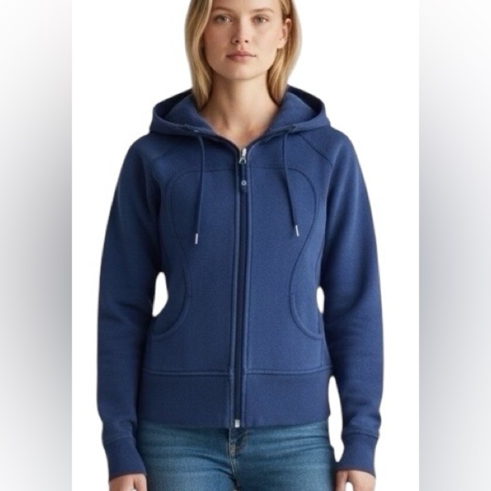 lululemon athletica Women's Zip-Up Hoodie in Navy Blue